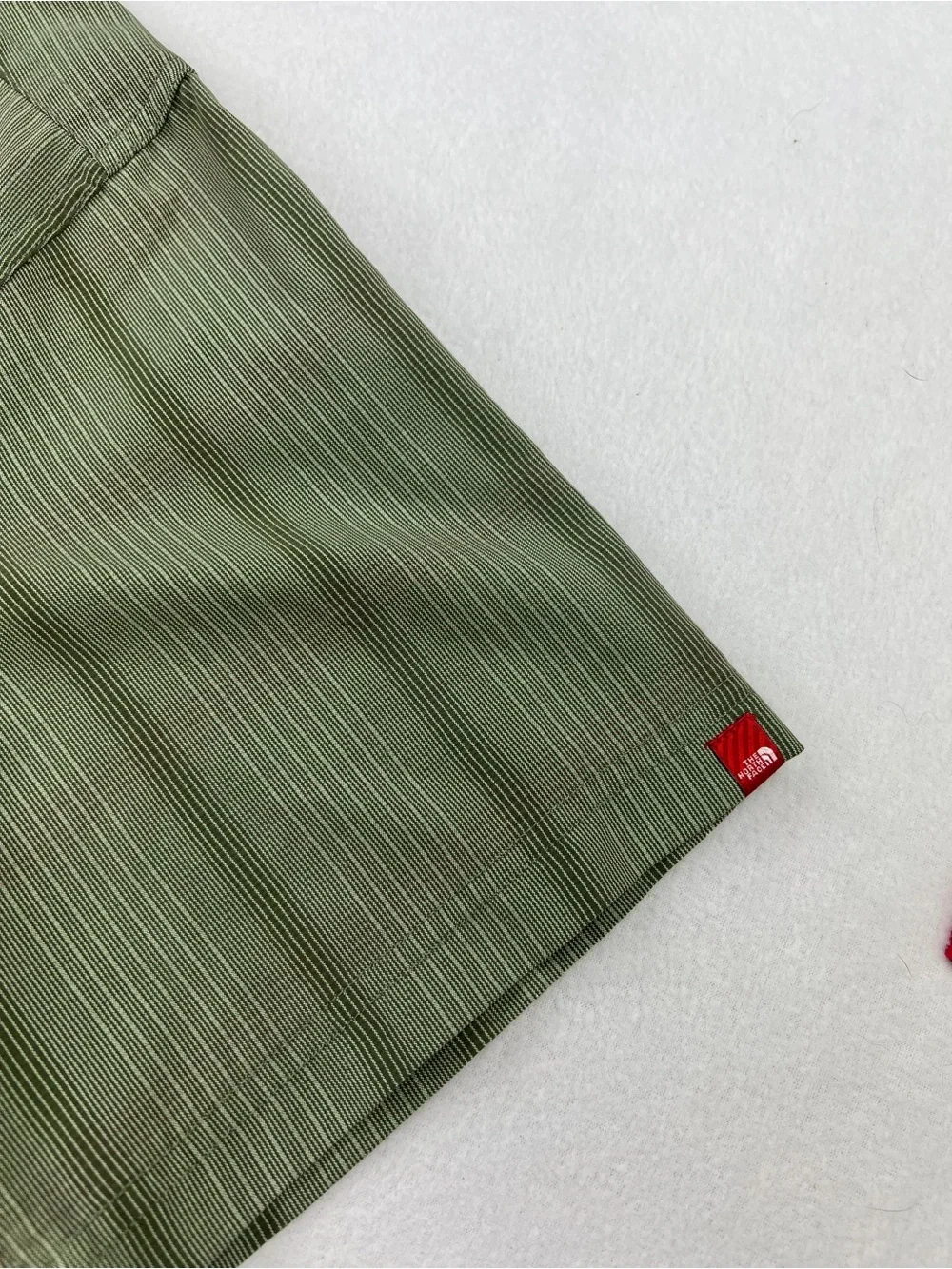 The North Face Mens Sage Green Outdoor Hiking Button Down Shirt Short Sleeve XL